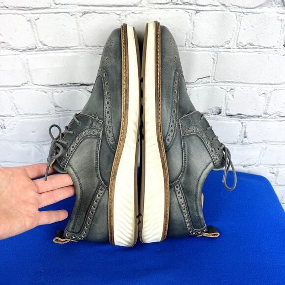 |•ECCO•| Men's ST1 Hybrid Lite Brogue Tie Oxford Shoes Sz 42 - Picture 4 of 14